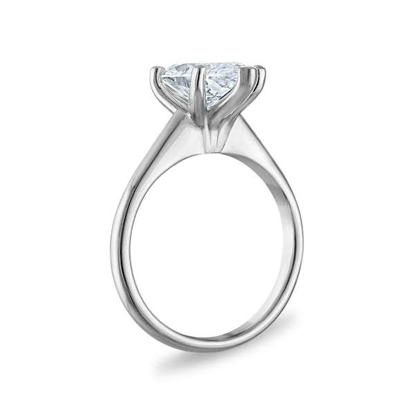 Signature Certificate 8X EcoLove 3 CTW Lab Grown Diamond Solitaire Engagement Ring in 14KT White Gold