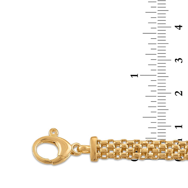 EcoLove 3/4 CTW Lab Grown Diamond 7.5-inch Fashion Bracelet in 18KT Yellow Gold Plated Sterling Silver