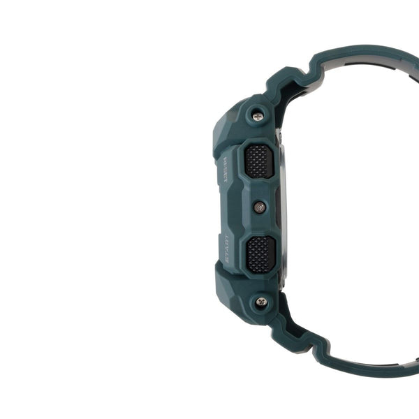 G-Shock with 55X52 MM Black Round Dial Resin Band Strap; GA010-2A