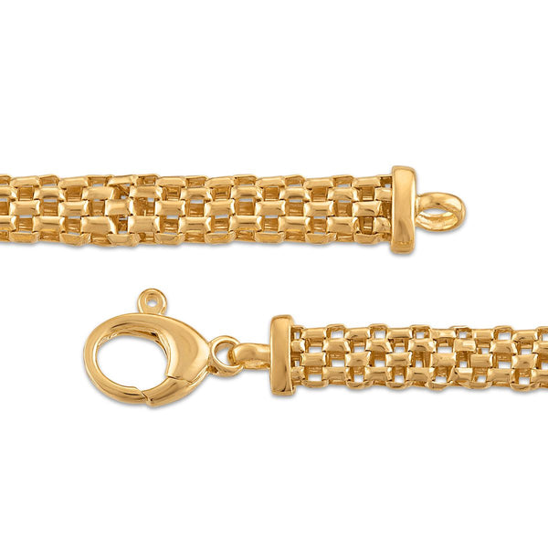 EcoLove 3/4 CTW Lab Grown Diamond 7.5-inch Fashion Bracelet in 18KT Yellow Gold Plated Sterling Silver