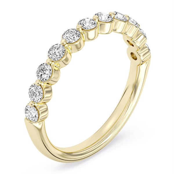 Signature EcoLove Diamond Dreams 4-1/3 CTW 100 Facet Centurion Lab Grown Diamond Bridal Set in 18KT Yellow Gold