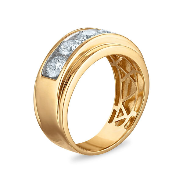 EcoLove 2 CTW Lab Grown Diamond Wedding Ring in 10KT Yellow Gold
