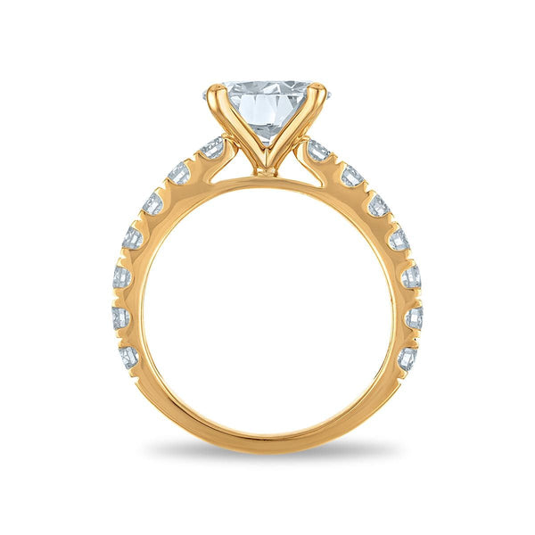 Signature EcoLove 5-1/3 CTW Lab Grown Diamond Bridal Set in 14KT Yellow Gold