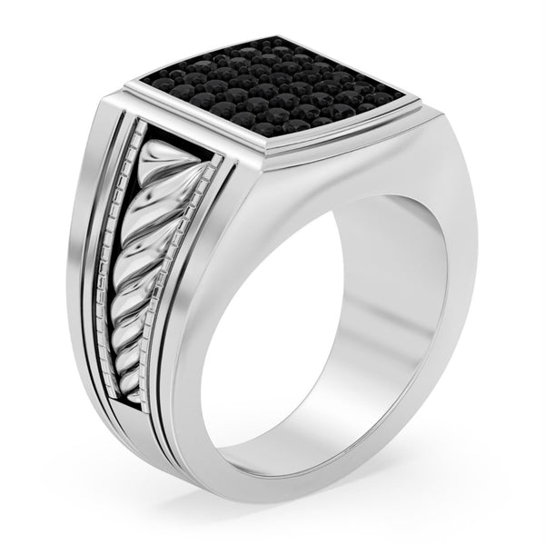 3/4 CTW Natural Diamond Ring in Sterling Silver