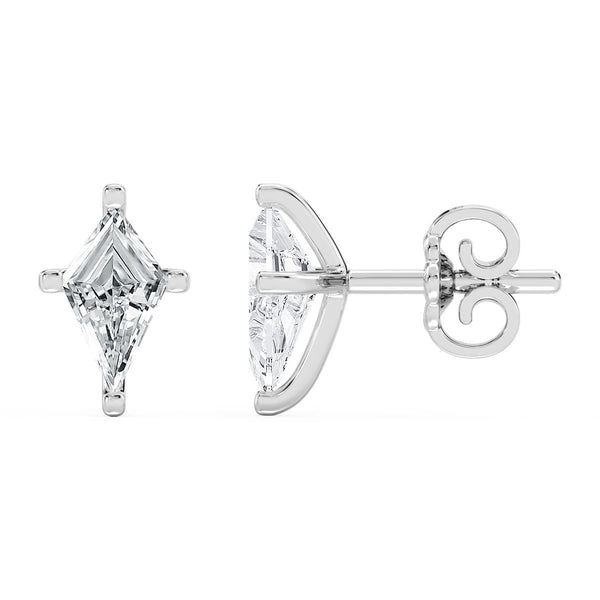 EcoLove 2 CTW Diamond Stud Earrings in 10KT White Gold