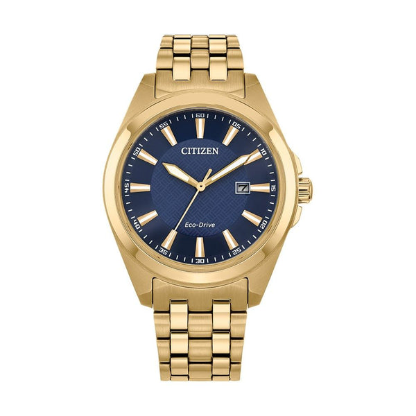 Citizen  Corso Goldtone Blue Dial.  BM7532-54L