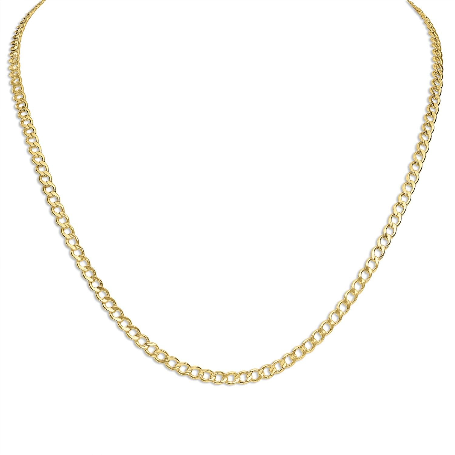 10KT Yellow Gold 20-inch 2.5MM Curb Chain