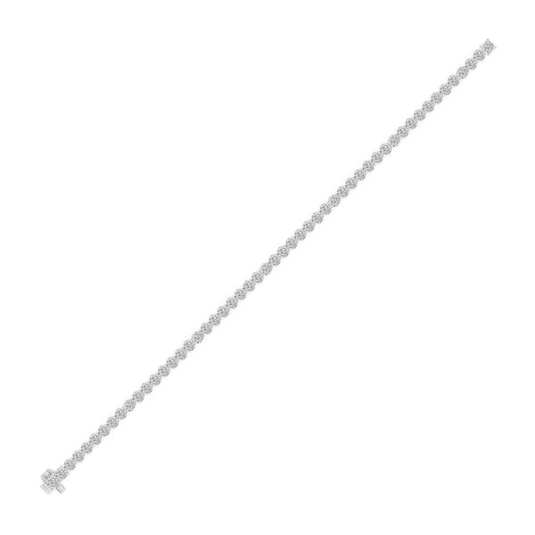 Signature EcoLove 5 CTW Lab Grown Diamond 7-inch Tennis Bracelet in 14KT White Gold