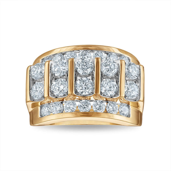 EcoLove 3 CTW Lab Grown Diamond Wedding Ring in 10KT Yellow Gold