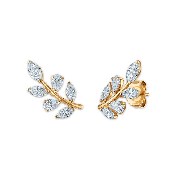 EcoLove 2 CTW Lab Grown Diamond Earrings in 10KT Yellow Gold