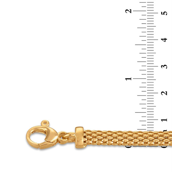 EcoLove 1-1/4 CTW Lab Grown Diamond 18-inch Necklace in 18KT Yellow Gold Plated Sterling Silver