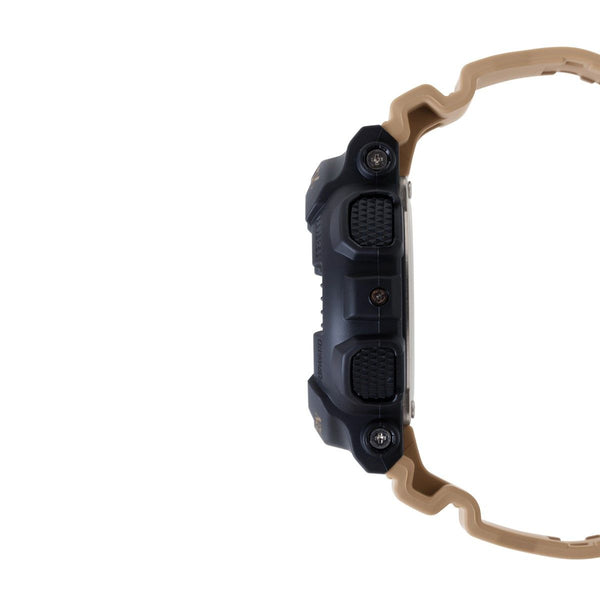 G-Shock with 55X51 MM Black Round Dial Resin Band Strap; GA110TU-1A5