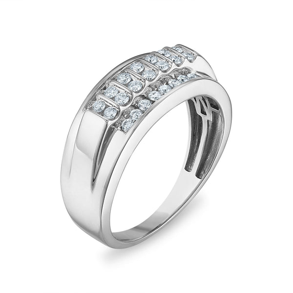 EcoLove 1/2 CTW Lab Grown Diamond Wedding Ring in 10KT White Gold
