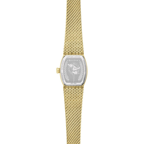 Bulova Womens Classic Goldtone Diamond Accent.  97L184
