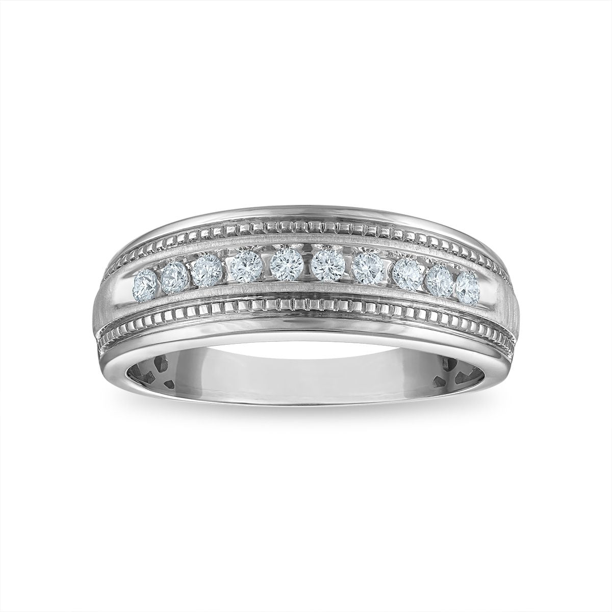 EcoLove 1/4 CTW Lab Grown Diamond Wedding Ring in 10KT White Gold