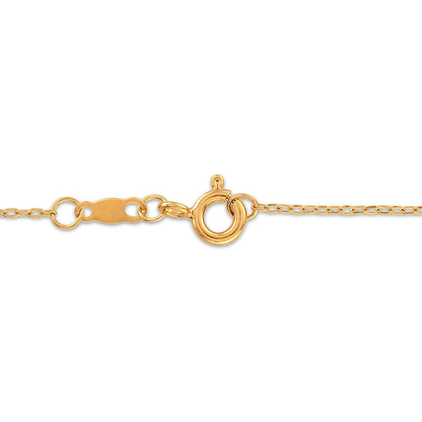 LoveSong EcoLove 1/4 CTW Lab Grown Diamond Circle 18-inch Necklace in 18KT Gold Vermeil
