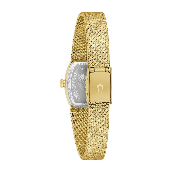 Bulova Womens Classic Goldtone Diamond Accent.  97L184