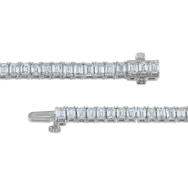 Signature EcoLove 7 CTW Lab Grown Diamond 7-inch Tennis Bracelet in 14KT White Gold