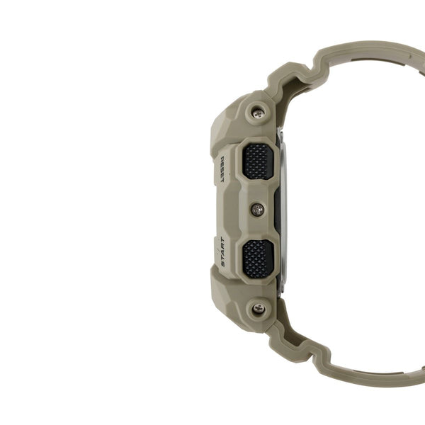G-Shock with 55X52 MM Black Round Dial Resin Band Strap; GA010-5A