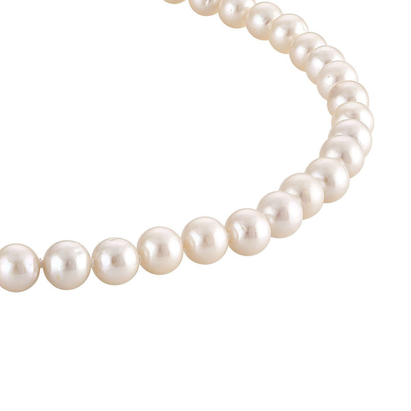 6MM Pearl Strand 18-inch Necklace in 14KT Yellow Gold