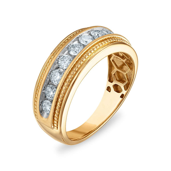 EcoLove 1 CTW Lab Grown Diamond Wedding Ring in 10KT Yellow Gold