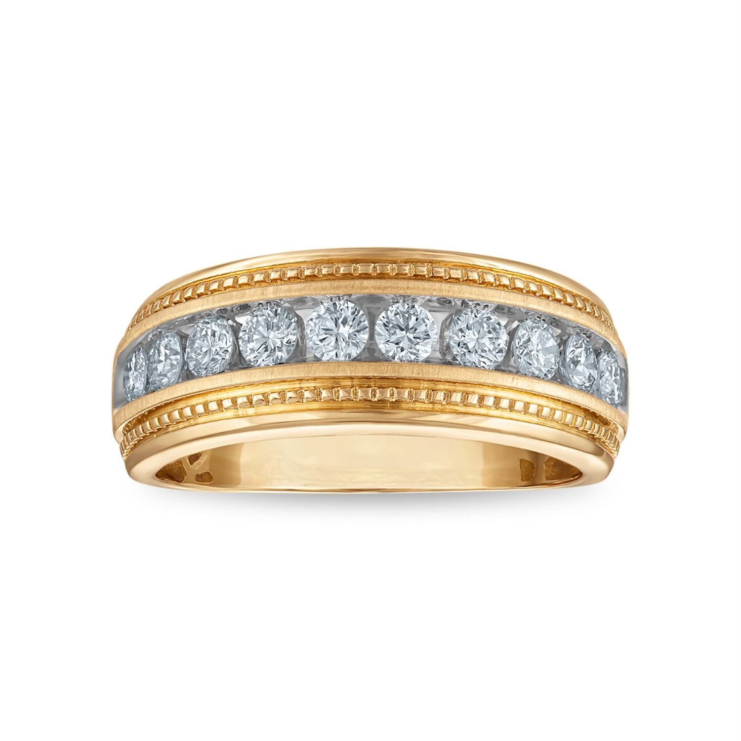 EcoLove 1 CTW Lab Grown Diamond Wedding Ring in 10KT Yellow Gold