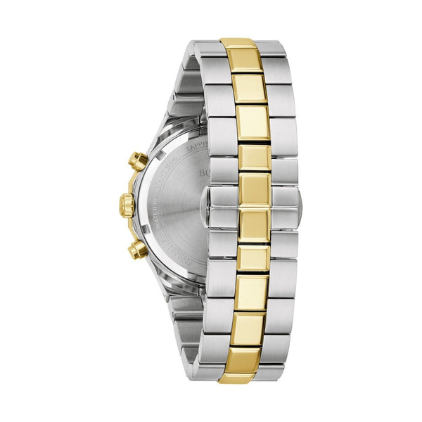 Bulova White Dial  Stainless Steel Bracelet Prestige.  98B450