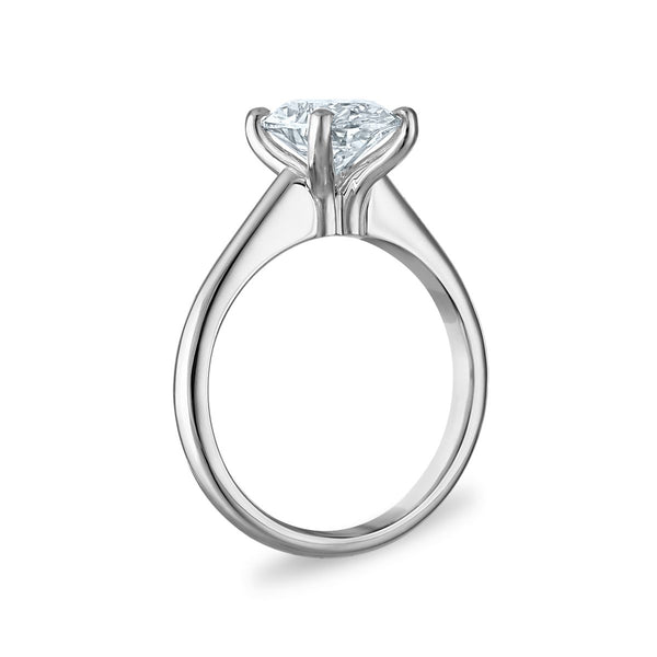 Signature Certificate 8X EcoLove 2 CTW Lab Grown Diamond Solitaire Engagement Ring in 14KT White Gold