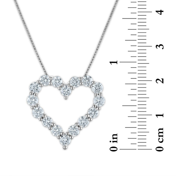 EcoLove 2 CTW Lab Grown Diamond 18-inch Pendant in Sterling Silver