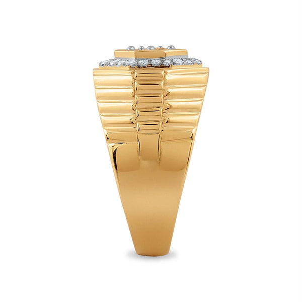 Titan Collection 3/4 CTW Lab Grown Diamond Ring in 10KT Yellow Gold
