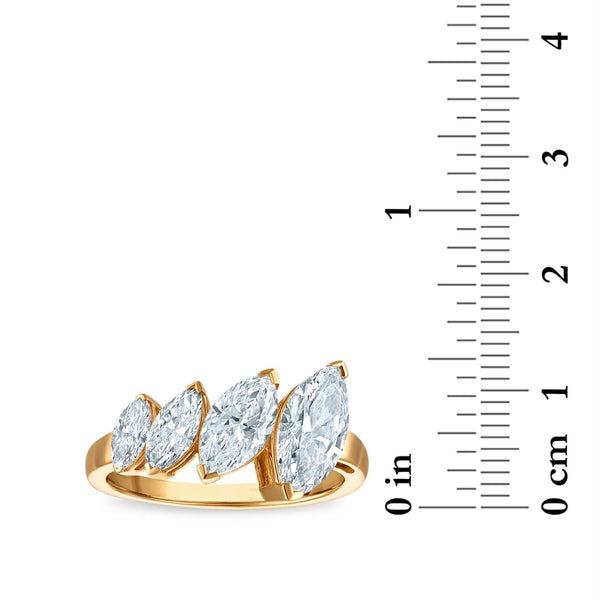 Signature EcoLove 2-1/2 CTW Lab Grown Diamond Fashion Ring in 14KT Yellow Gold