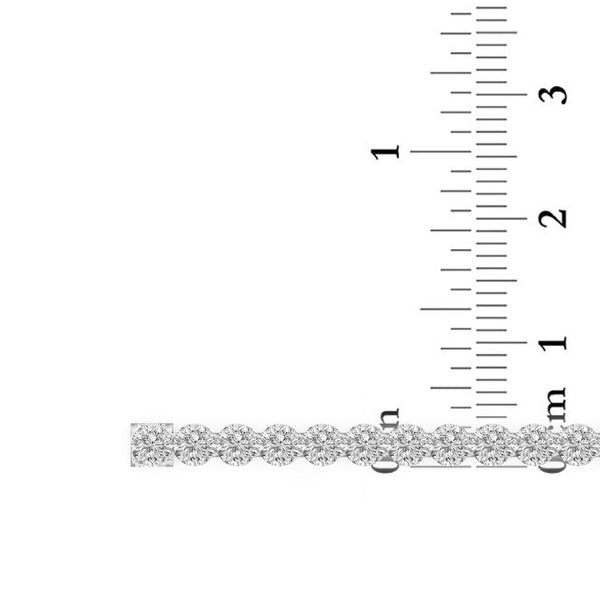 Signature EcoLove 5 CTW Lab Grown Diamond 7-inch Tennis Bracelet in 14KT White Gold