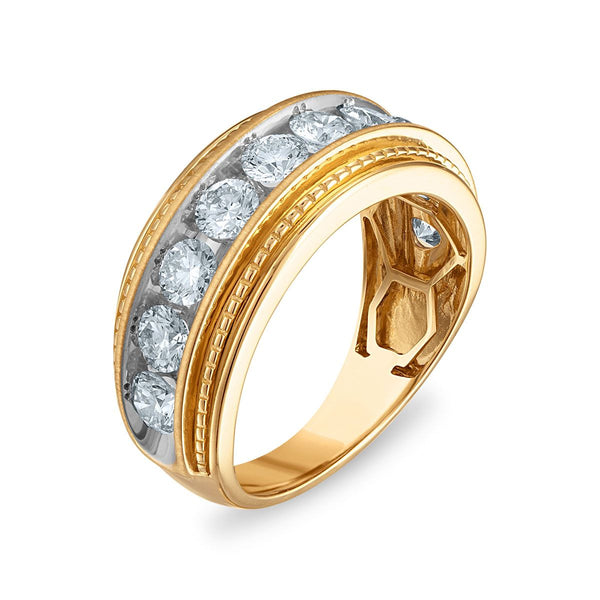 EcoLove 2 CTW Lab Grown Diamond Wedding Ring in 10KT Yellow Gold