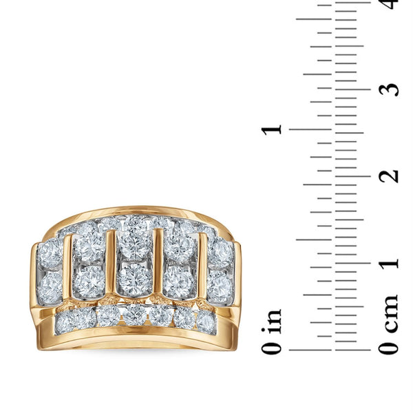 EcoLove 3 CTW Lab Grown Diamond Wedding Ring in 10KT Yellow Gold
