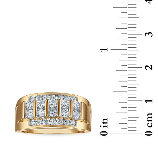 EcoLove 1 CTW Lab Grown Diamond Wedding Ring in 10KT Yellow Gold
