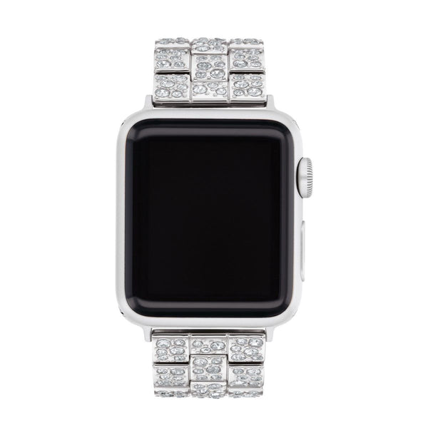 Coach Stainless Steel and Crystals Apple Watch Strap Only. Fits 38MM/40MM/41MM. 14700149