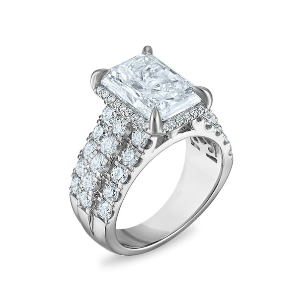 Signature EcoLove Diamond Dreams 7 CTW Lab Grown Diamond Engagement Ring in 14KT White Gold