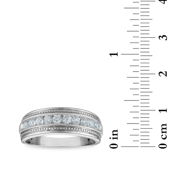 EcoLove 1/2 CTW Lab Grown Diamond Wedding Ring in 10KT White Gold
