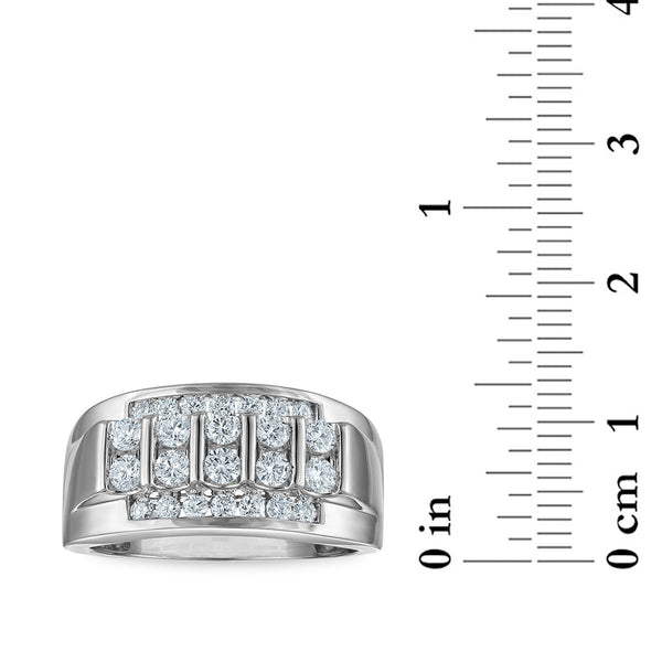 EcoLove 1 CTW Lab Grown Diamond Wedding Ring in 10KT White Gold