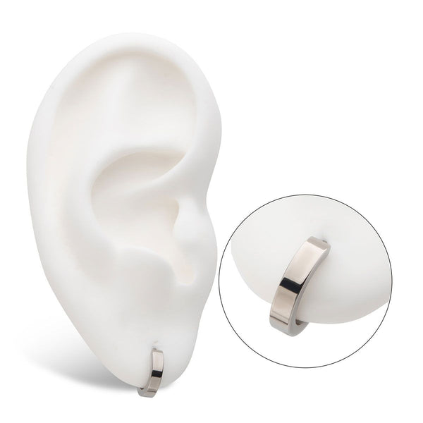 Inox Titanium 2.5MM Wide Huggie Earrings