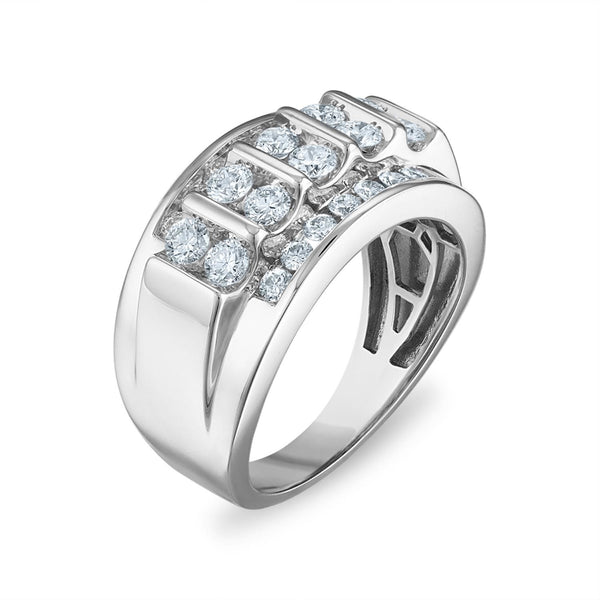 EcoLove 2 CTW Lab Grown Diamond Wedding Ring in 10KT White Gold