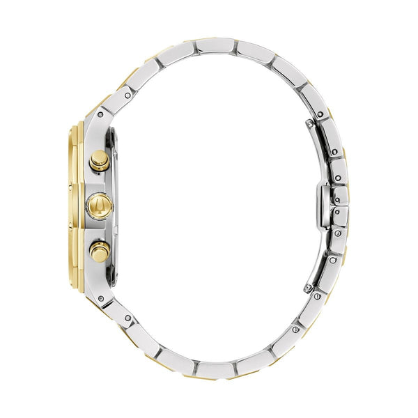 Bulova White Dial  Stainless Steel Bracelet Prestige.  98B450
