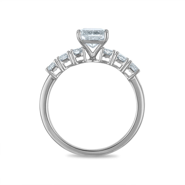 Signature EcoLove 4 CTW Lab Grown Diamond Bridal Set in 14KT White Gold