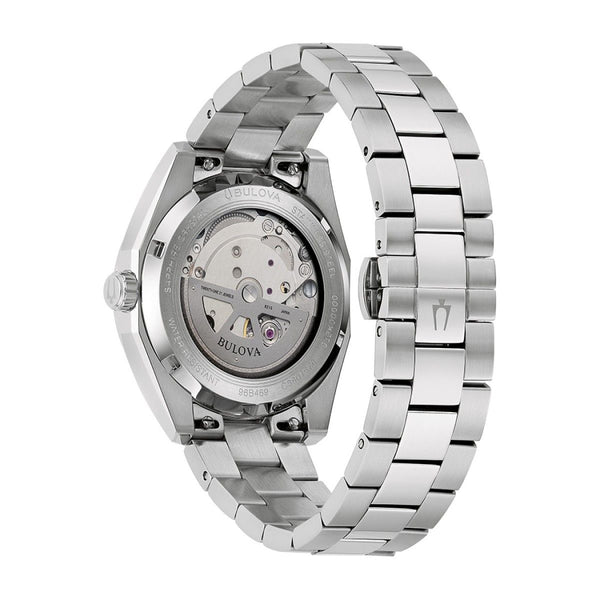 Bulova Light Blue Dial  Stainless Steel Bracelet Surveyor. 96B469