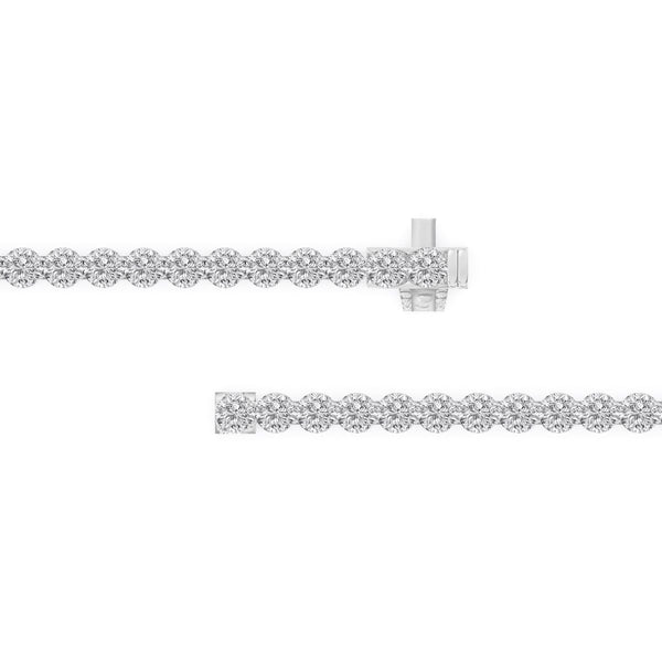 Signature EcoLove 5 CTW Lab Grown Diamond 7-inch Tennis Bracelet in 14KT White Gold