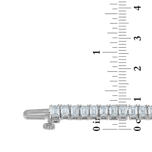 Signature EcoLove 7 CTW Lab Grown Diamond 7-inch Tennis Bracelet in 14KT White Gold