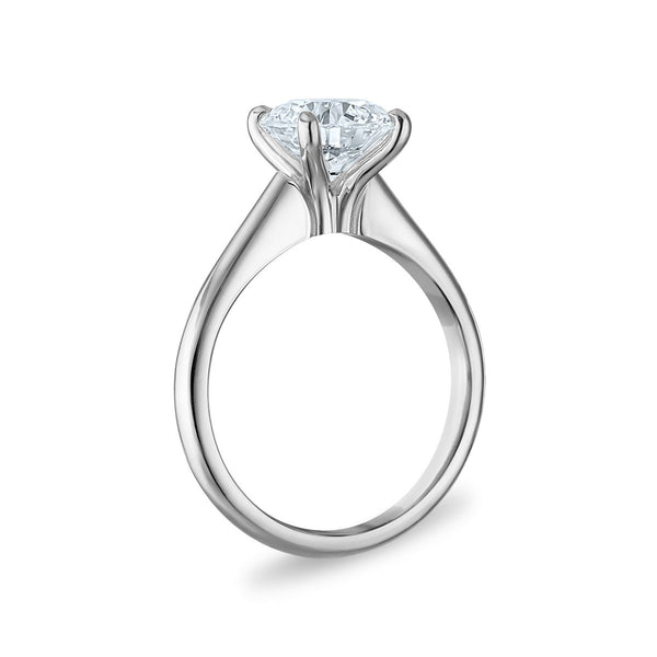 Signature Certificate 8X EcoLove 2 CTW Lab Grown Diamond Solitaire Engagement Ring in 14KT White Gold