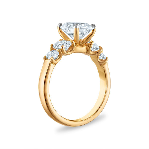 Signature EcoLove 4 1/2 CTW Lab Grown Diamond Engagement Oval Ring in 14KT Yellow Gold