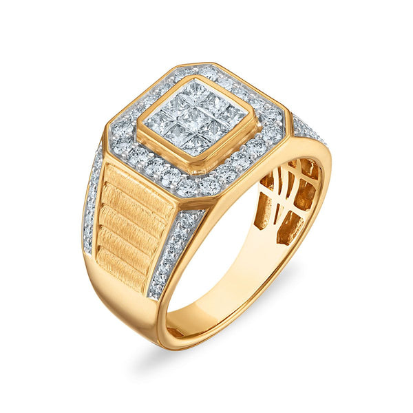 Signature EcoLove 1-1/2 CTW Lab Grown Diamond Fashion Ring in 14KT Yellow Gold