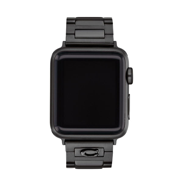 Coach Black IP Stainless Steel Apple Watch Band Only. 38MM/40MM/41MM
